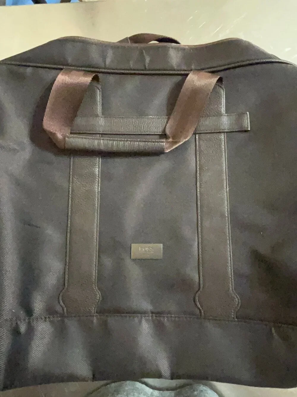 HUGO BOSS Fragrances Brown Gym Travel Bag